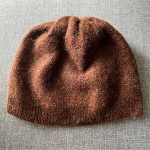 ARITZIA Wilfred Soft Mohair Tan Beanie Toque